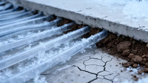 Przy jakiej temperaturze zamarza woda w podłogówce