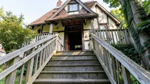 Schody do domku holenderskiego