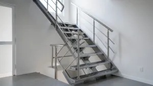 Schody metalowe wewnętrzne cena