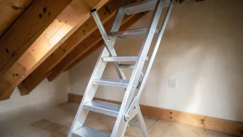 Schody na strych metalowe