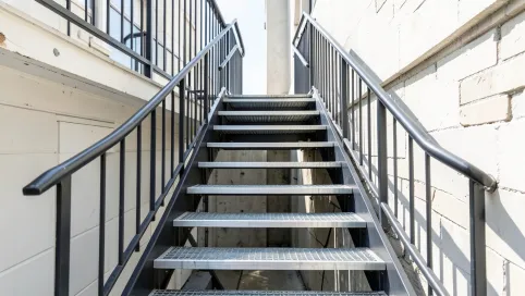 Schody przeciwpożarowe zewnętrzne przepisy