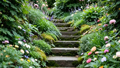 Schody w ogrodzie inspiracje