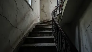 Schody w starej kamienicy