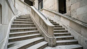 schody wachlarzowe a zabiegowe