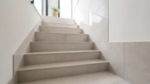 Schody z płytek w domu