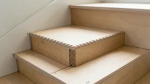 Schody z płyty meblowej