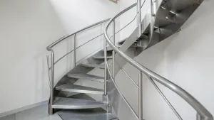 Schody zabiegowe metalowe cena