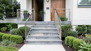 Schody zewnętrzne do domu