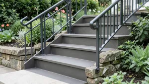 Schody zewnętrzne z żywicy cena