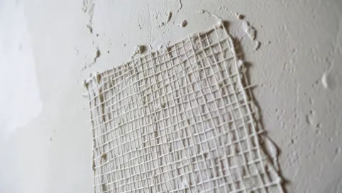 Siatka i klej zamiast tynku