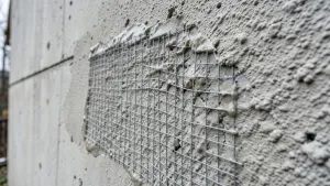 Siatka i klej zamiast tynku zewnętrznego