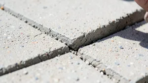 Spoinowanie kostki brukowej piaskiem z cementem