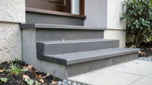 Stopnice na schody zewnętrzne z kapinosem