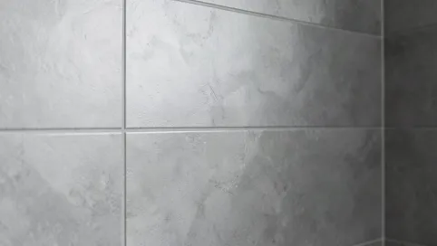 Szare płytki do łazienki na ścianę