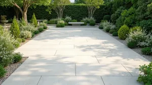 Taras z gresu na podsypce