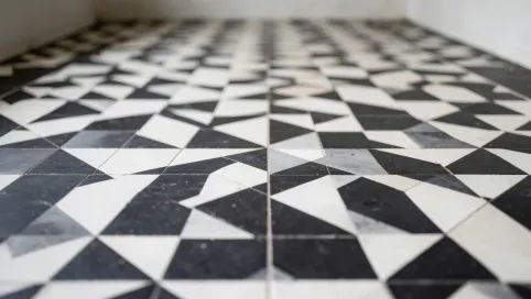 terakota czarno biała