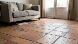 Terakota na podłogę do salonu
