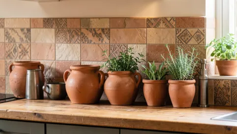 terakota w kuchni