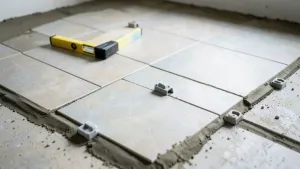 układanie gresu na podłodze