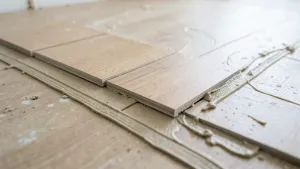 Układanie paneli podłogowych na klej