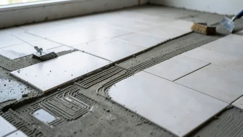 Układanie Płytek Na Mokrej Wylewce