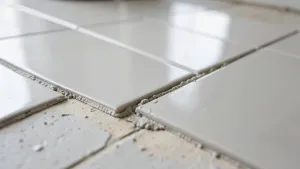 Układanie płytek na płytki na podłodze