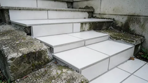 Układanie płytek na schodach zewnętrznych cennik