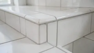 Układanie płytek z kapinosem na schodach