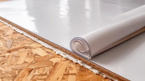 układanie wykładziny pcv na płycie osb