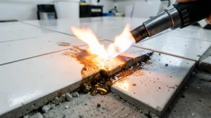 Usuwanie Płytek Palnikiem