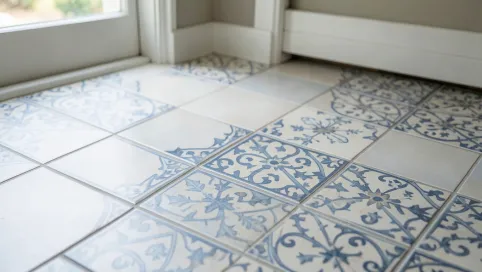 Winylowe naklejki na płytki podłogowe