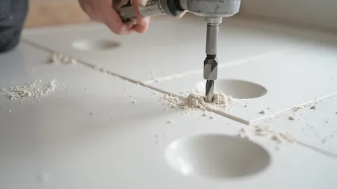 Wycinanie otworów w gresie cena