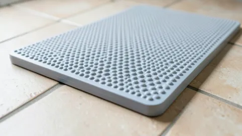 Wykładzina PCV do łazienki na płytki