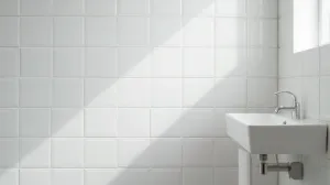 Wykładzina PCV do łazienki na ścianę