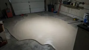 Wylewanie posadzki w garażu