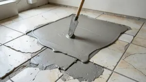 Wylewka na stare płytki