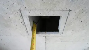 Wymiary otworu w stropie na schody