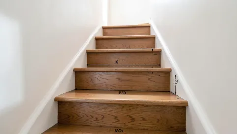 Wymiary schodów wewnętrznych