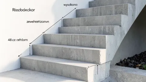 Wysokość stopnia schodów zewnętrznych