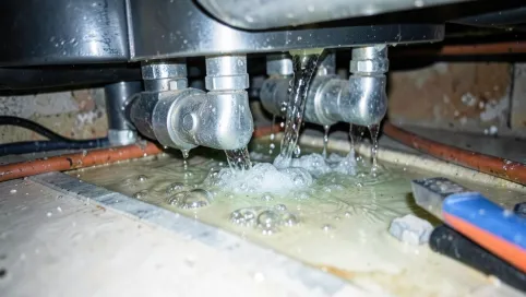 Za duży przepływ w podłogówce