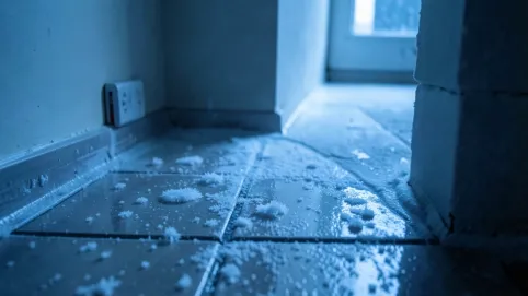 Zamarznięta podłogówka