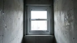 Zamykanie okien na klatce schodowej