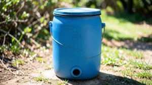 Zbiornik po żywicy na wodę