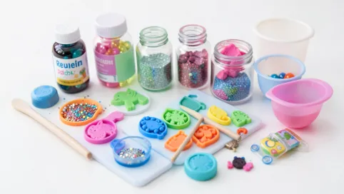 ZESTAW do robienia biżuterii z żywicy dla dzieci