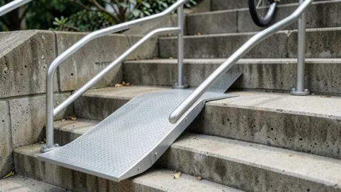 Zjazd dla wózków na schodach