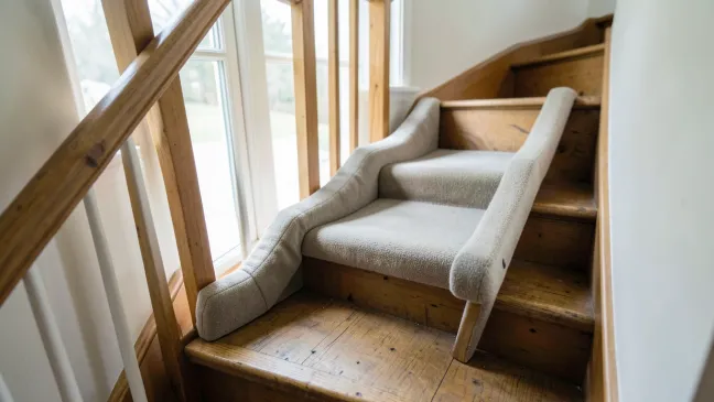 Zjeżdżalnia na schody w domu