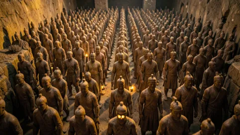 żołnierze z terakoty