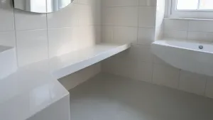 Żywicą w łazience