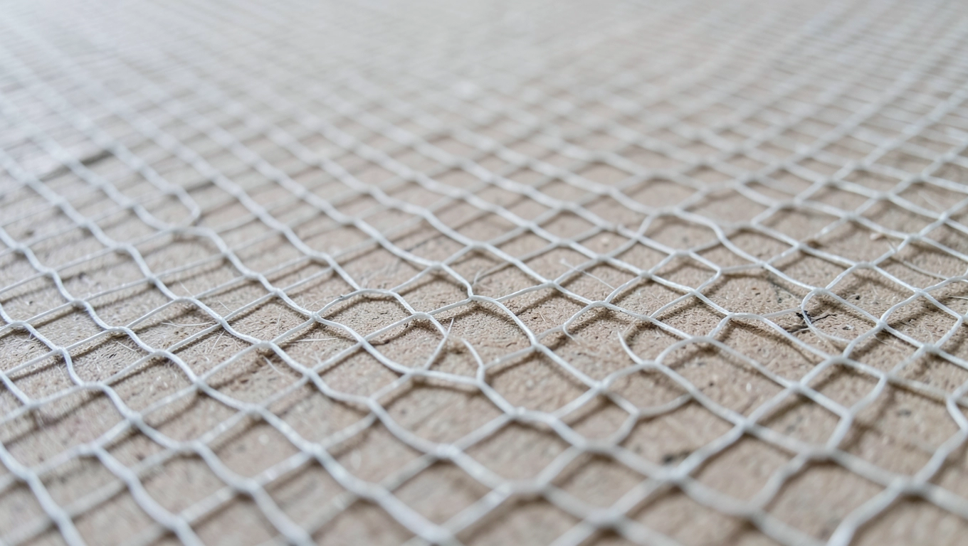 Siatka z włókna szklanego pod płytki