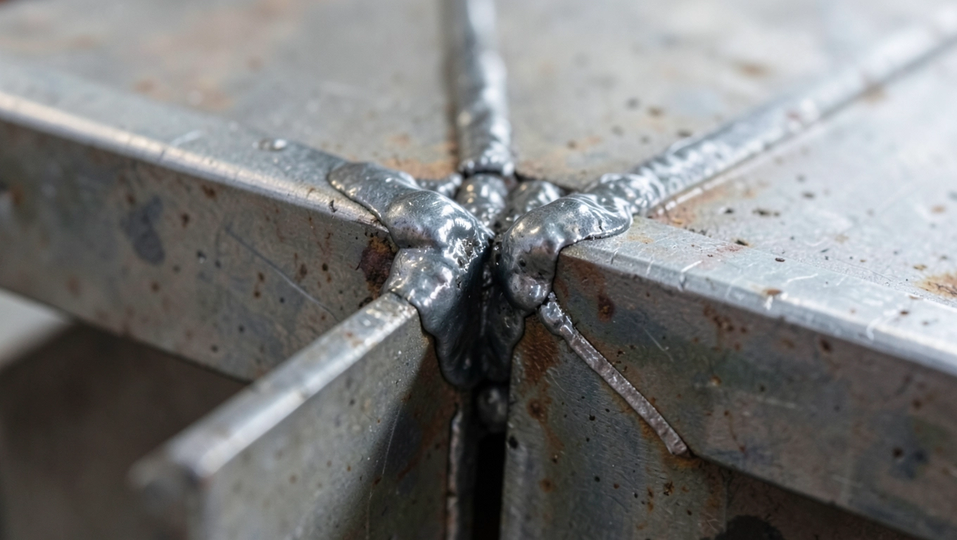 Spoiny pachwinowe w złączach